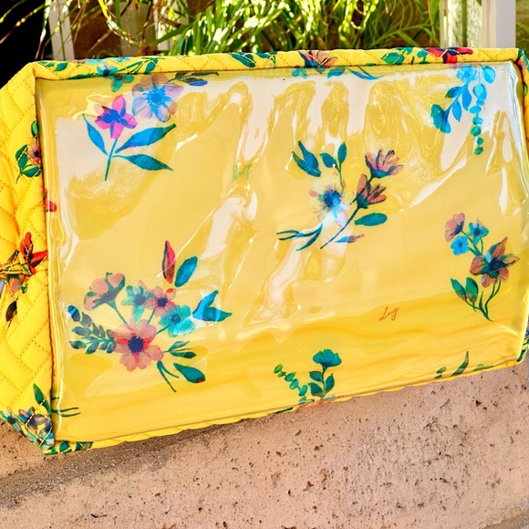 Lug Peekaboo Clearview Tote (Bouquet Yellow) NWOT - Picture 5 of 5